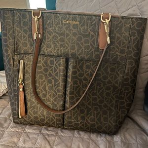 Calvin Klein Brown Tote